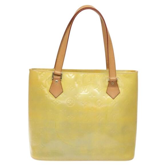 LOUIS VUITTON Monogram Vernis Houston Hand Bag Gris M91053 - Picture 2 of 13